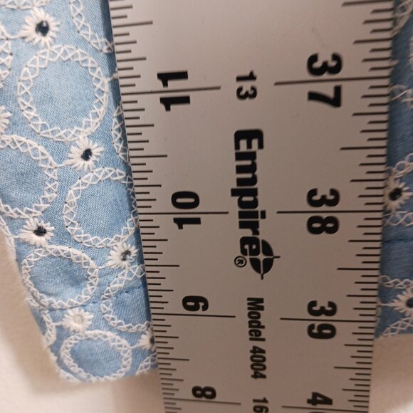 No Brand Patchwork Denim Duster Kimono, Embroidery, Boho, Layered Denim Look, OS - Picture 13 of 13